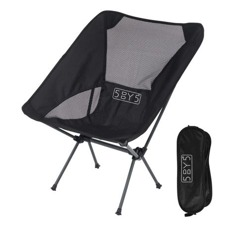 5by5 Ultralight Compact Camping Seat (With Aircraft Grade Aluminium Frame)