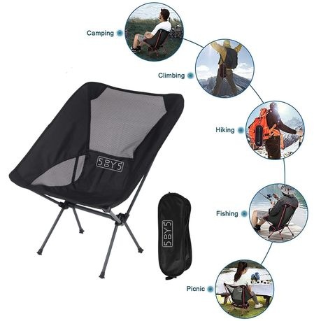 5by5 Ultralight Compact Camping Seat (With Aircraft Grade Aluminium Frame) - Image 3